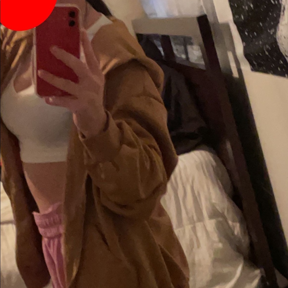 Tan jacket from SHEIN.  Wash before shipping.